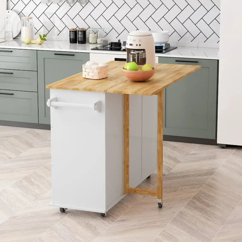 Desserte de cuisine avec placard à 2 portes et 3 tiroirs