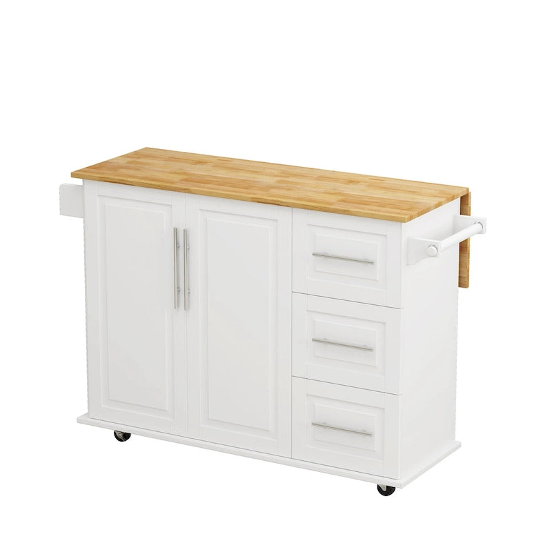 Desserte de cuisine avec placard à 2 portes et 3 tiroirs