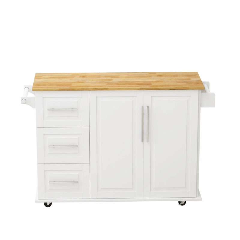 Desserte de cuisine avec placard à 2 portes et 3 tiroirs